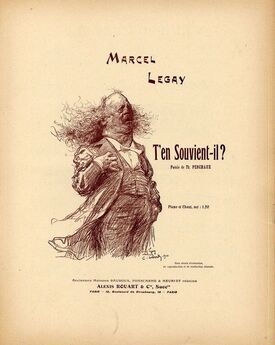 T'en Souvient-il? - For Piano and Voice - French Edition