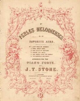 Webers Last Waltz, Perles Melodieuses No.4, for piano