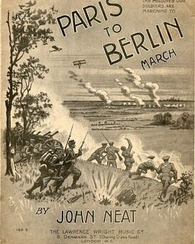 Paris to Berlin - March piano solo, introducing the melodies our soldiers are marching to