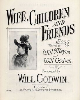 Wife, Children and Friends - Song - For Piano and Voice - Paxton edition No. 1053