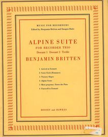 Alpine Suite for Recorder Trio - Descant 1, Descant 2, Treble