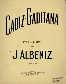 Cadiz Gaditana - Pour le Piano