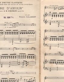 "Delire D'Amour" - R.Schumann, Op.42 No.2