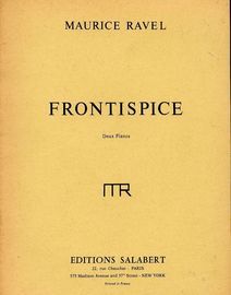Frontispice (pour S.P. 503, poeme du Vardar, de R. Canudo) - For Two Pianos - French Edition