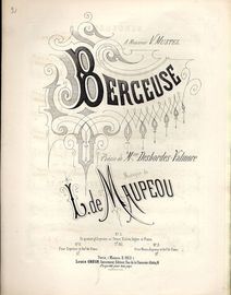Berceuse - For Piano and Voice - French Edition