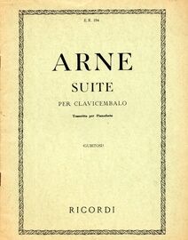Arne - Suite - Piano Solo