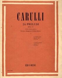 Carulli - 24 Preludes for Guitar - From Op. 114 - Ricordi Edition No. 2746