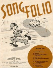 Armed Forces Song Folio - October 1954 - Issued to the Army, Navy and Air Force of the United States of America