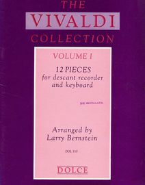 12 Pieces for Descant Recorder and Keyboard - The Vivaldi Collection - Volume 1