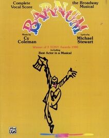 Barnum - Broadway Musical - Complete Vocal Score