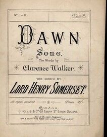 Dawn - Song in the Key of A flat Major for High Voice