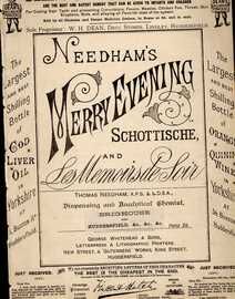 Needham's Merry Evening Schottische and Les Memoirs de Soir - Piano Solos