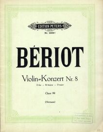 Beriot - Violin Concert No. 8 in D Major (Op. 99) - For Violin and Piano