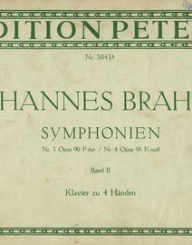 Brahms - Symphonien - Piano Duets