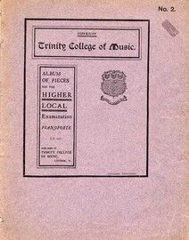 Album of Pieces for the Higher Local Examination - Pianoforte - Trinity College of Music - Book 2 with English Fingering