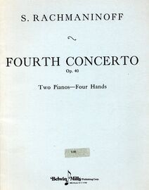 Fourth Concerto - Op. 40 - Two piano, Four hands