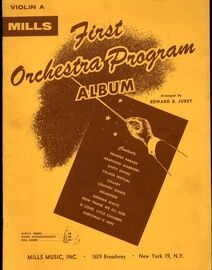 Mills First Orchestra Program Album - Violin Score