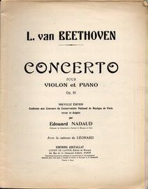Beethoven - Concerto for Violin and Piano - Op. 61