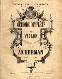 Ad. Herman - Methode Complete de Violon - Op. 40