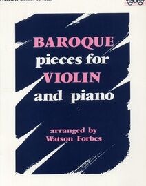 Baroque Pieces for Violin and Piano