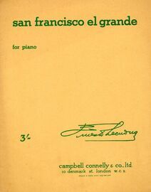 San Francisco El Grande - for Piano