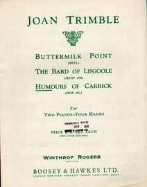 Humours of Carrick - Hop Jig - For Two Pianos
