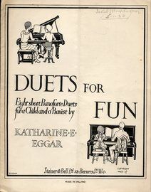 Duets for Fun - Eight Short Pianoforte Duets for a Child and a Pianist - Piano Duet