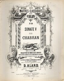 Chabran - Sonata No. 5 - For Violin and Piano
