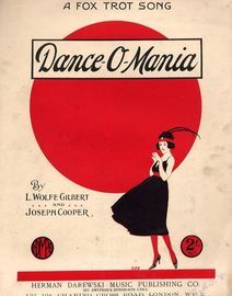 Dance - O - Mania - For Piano and Voice