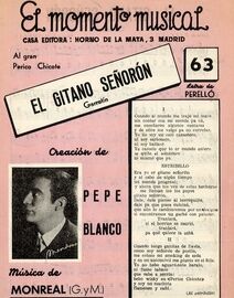 El Gitano Senoron - Garrotin for Piano - El Moment Musical No. 63 featuring Pepe Blanco