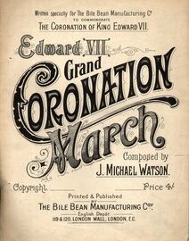 Edward VII Grand Coronation March - Piano Solo