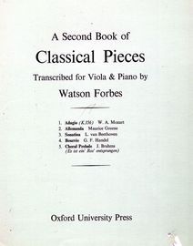 A Second Book of Classical Pieces - For Viola and Piano