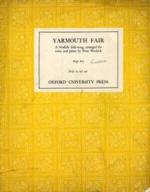 Yarmouth Fair - A Norfolk Folk Song arranged for voice and piano in the key of G major