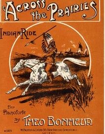 Across the Prairies, Indian Ride, for piano solo