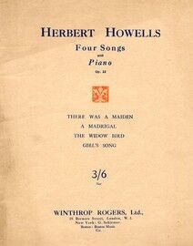 Herbert Howells - Four Songs with Piano - Op. 22