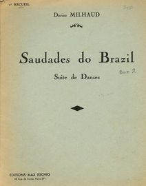 Saudades do Brazil - Suite de Danses pour Piano - Volume 2 - Piano Solo