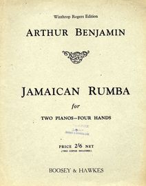 Jamaican Rumba - Arranged for Two Pianos four Hands