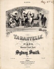 Tarantelle. Piano Solo in E minor, Op8. Illustrated by A Laby. Printed by Stannard and Son