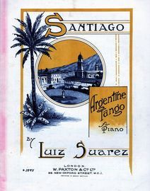 Santiago, Argentine tango for Piano Solo