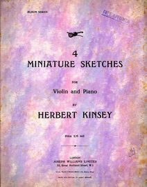 4 Miniature Sketches for Violin and Piano