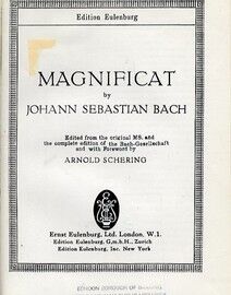 Bach - Magnificat - Miniature Orchestral Score
