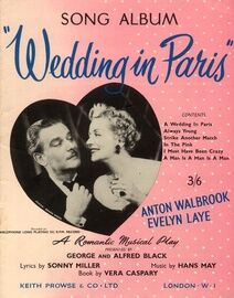 "Wedding in Paris" - Song Album from the Romantic Musical Play featuring Anton Walbrook and Evelyn Laye