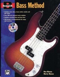 Basix Bass Method - Includes rock, blues, heavy metal, country and jazz styles - Uses TAB and standard music notation - Includes essential licks and b
