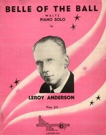 Belle of the Ball - Waltz - Leroy Anderson -  Piano Solo