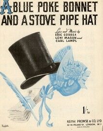 A Blue Poke Bonnet and a Stove Pipe Hat