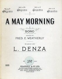 A May Morning - Song - In the key of D major for low voice