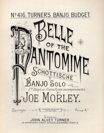 Belle Of The Pantomime schottische -  Banjo Solo with 2nd Banjo or Pianoforte accompaniments