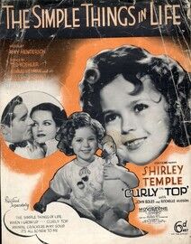 Copy of Copy of The Simple Things in Life, Shirley Temple in "Curly Top"