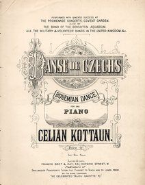 Danse De Czechs. Bohemian Dance for piano