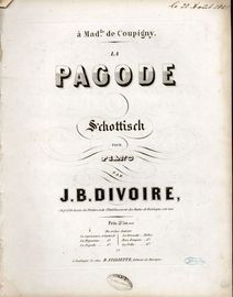 Pagode. Schottisch for piano solo